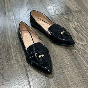 Zara patent leather loafers